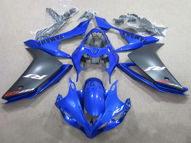 Carenados Moto Yamaha YZF R1 2007-2008 - Azul Negro Mate