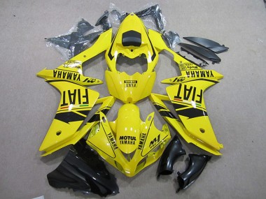 Carenados Moto Yamaha YZF R1 2007-2008 - Amarillo Negro Motul Fiat