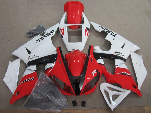 Carenado Moto Yamaha YZF R1 2009-2011 - Blanco Rojo Negro