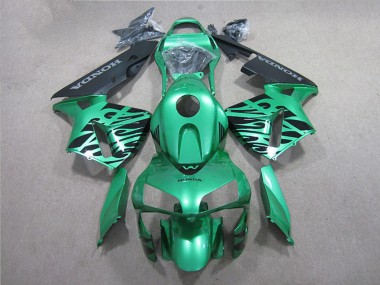 Carenado Moto Honda CBR600RR 2005-2006 - Verde Negro