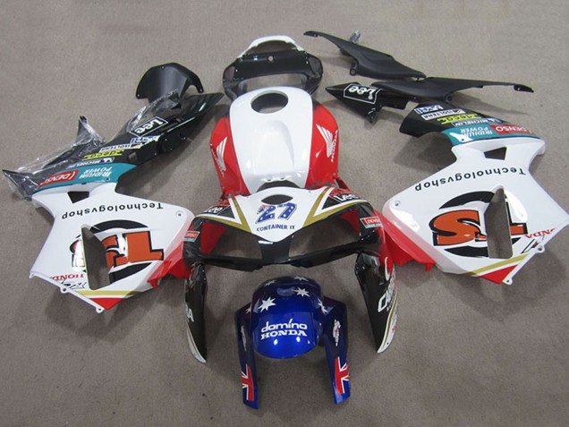 Carenados Moto Honda CBR600RR 2005-2006 - Blanco Rojo Negro Azul 27