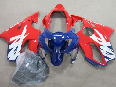 Carenados Moto Honda CBR600 F4 1999-2000 - Rojo Azul Oscuro