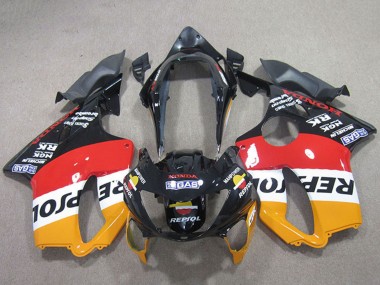 Carenados Moto Honda CBR600 F4 1999-2000 - Naranja Blanco Rojo Negro Brillante Repsol