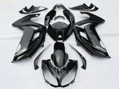 Carenados Moto Kawasaki ER6F 2012-2014 - Negro Brillante Calcomanía