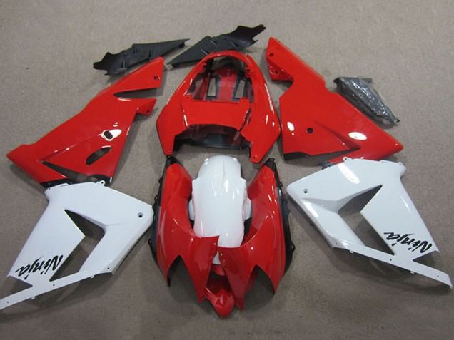 Carenados Moto Kawasaki ZX10R 2004-2005 - Rojo Blanco Ninja