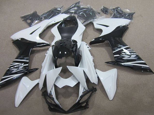 Carenado Moto Suzuki GSXR 750 2011-2024 - Blanco Negro