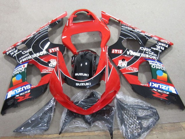Carenados Moto Suzuki GSXR 1000 2000-2002 - Rojo Negro Azul DENSO