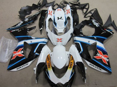 Carenados Moto Suzuki GSXR 1000 2009-2016 - Blanco Azul Amarillo Negro Brux Dark Dog