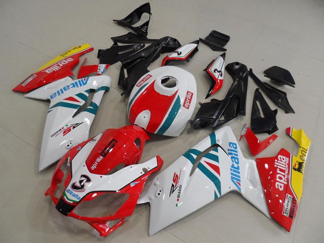 Carenados Moto Aprilia RS125 2006-2011 - Blanco Rojo Verde Amarillo