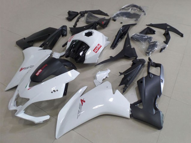 Carenados Moto Aprilia RS4 50 125 2012-2018 - Blanco Negro Mate