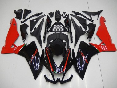 Carenados Moto Aprilia RSV4 1000 2009-2015 - Negro Rojo