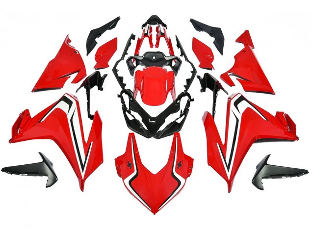 Carenado Moto Honda CBR500R 2022-2023 - Rojo Blanco Negro