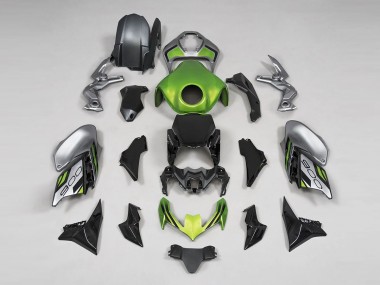 Carenados Moto Kawasaki Z900 2020-2024 - Verde Negro Gris