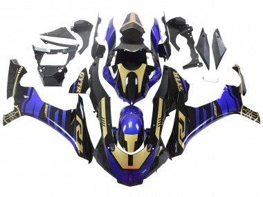 Carenados Moto Yamaha YZF R1 2015-2019 - Azul Oro Negro