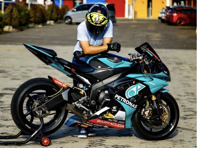 Carenados Moto Yamaha YZF R6 2008-2016 - Verde Claro Blanco Negro Petronas