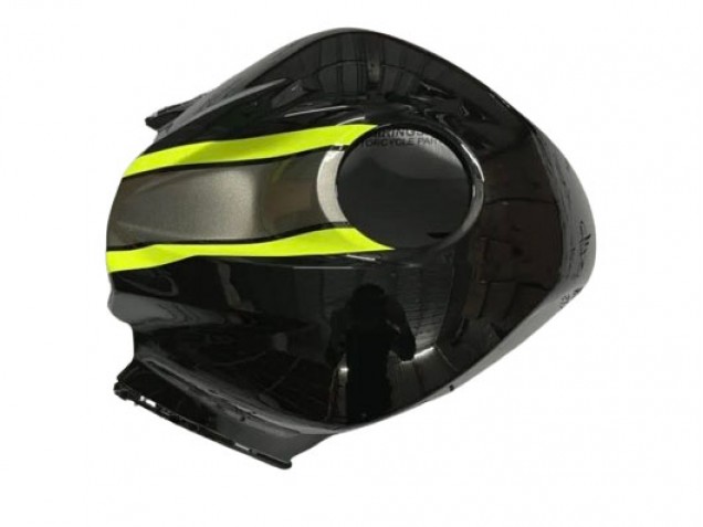 Carenados Moto Honda CBR600RR 2007-2008 - Negro Brillante Alta Visibilidad Amarillo