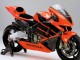 Carenado Moto Honda CBR600RR 2003-2004 - Rojo Negro Brillante