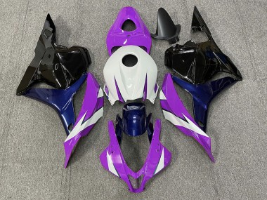 Morado & Blanco 2009-2012 Honda CBR600RR Carenado Moto
