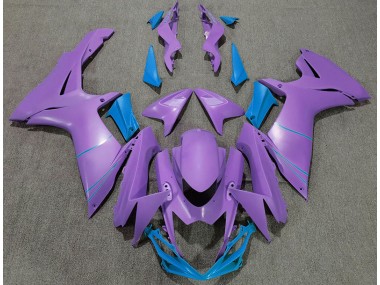 Morado Mate & Azul 2011-2024 Suzuki GSXR 600-750 Carenado Moto