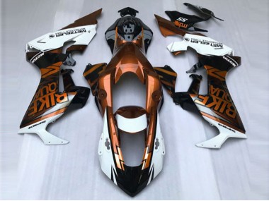 Naranja & Blanco Personalizado 2017-2023 Honda CBR1000RR Carenado Moto