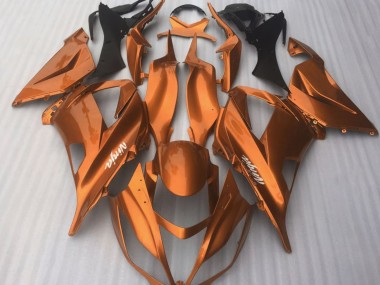 Naranja Caramelo Brillo 2016-2019 Kawasaki ZX10R Carenado Moto