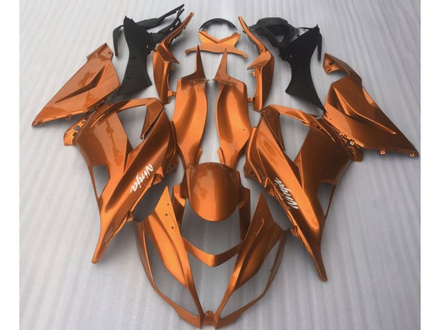 Naranja Caramelo Brillo 2016-2019 Kawasaki ZX10R Carenado Moto