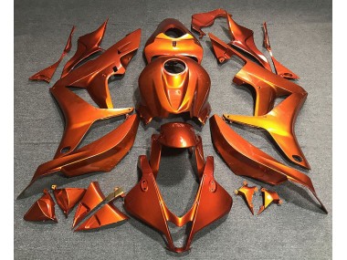 Naranja Plana 2007-2008 Honda CBR600RR Carenado Moto