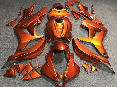 Naranja Plana 2007-2008 Honda CBR600RR Carenado Moto