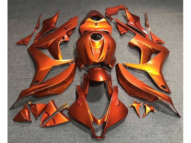 Naranja Plana 2007-2008 Honda CBR600RR Carenado Moto Naranja Plana 2007-2008 Honda CBR600RR Carenado Moto