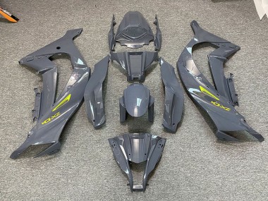 Nardo Gris & Amarillo 2011-2015 Kawasaki ZX10R Carenado Moto