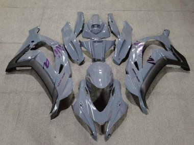Nardo Gris & Morado 2016-2019 Kawasaki ZX10R Carenado Moto