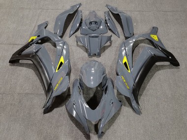 Nardo Gris & Negro 2016-2019 Kawasaki ZX10R Carenado Moto