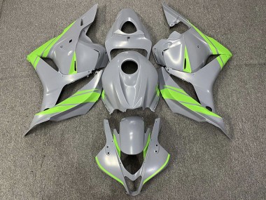 Nardo Gris & Verde 2009-2012 Honda CBR600RR Carenado Moto