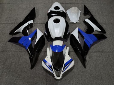 Negro Blanco & Azul 2007-2008 Honda CBR600RR Carenado Moto