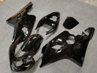 Negro Brillante 2004-2005 Suzuki GSXR 600-750 Carenado Moto