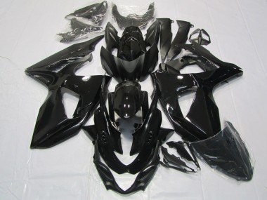 Negro Brillante 2009-2016 Suzuki GSXR 1000 Carenado Moto