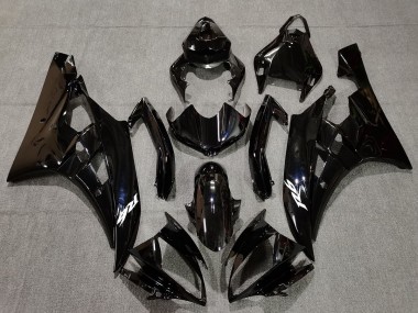 Negro Brillante & Azul Perla 2006-2007 Yamaha R6 Carenado Moto