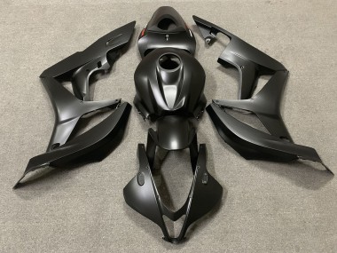 Negro Mate 2007-2008 Honda CBR600RR Carenado Moto