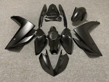 Negro Mate 2015-2018 Yamaha R3 Carenado Moto