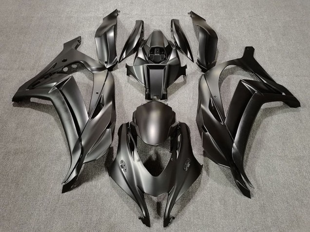 Negro Mate 2016-2019 Kawasaki ZX10R Carenado Moto