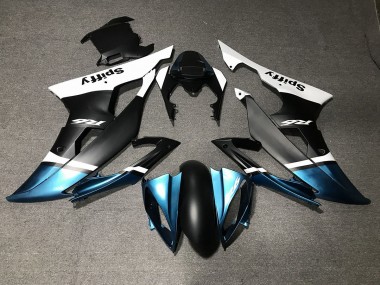 Negro Mate & Azul Especial 2008-2016 Yamaha R6 Carenado Moto