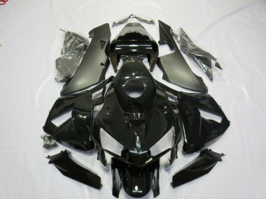 Negro Mate & Brillante 2005-2006 Honda CBR600RR Carenado Moto
