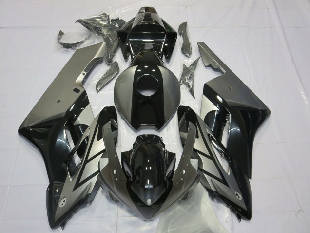 Negro & Plata 2004-2005 Honda CBR1000RR Carenado Moto Negro & Plata 2004-2005 Honda CBR1000RR Carenado Moto