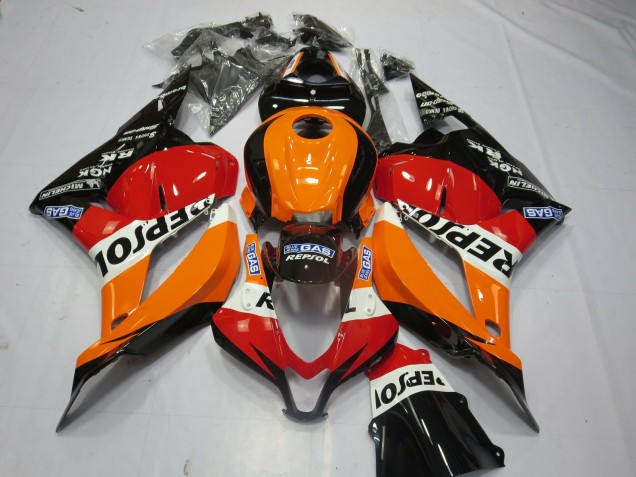 Negro Repsol 2009-2012 Honda CBR600RR Carenado Moto Negro Repsol 2009-2012 Honda CBR600RR Carenado Moto