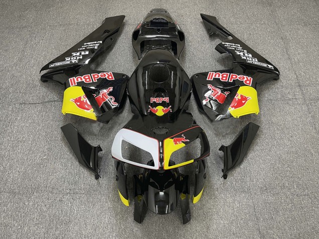 Negro Rojo Toro 2005-2006 Honda CBR600RR Carenado Moto Negro Rojo Toro 2005-2006 Honda CBR600RR Carenado Moto