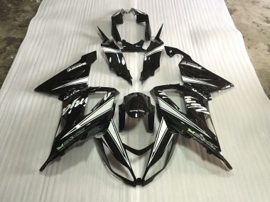 Ninja Negro 2013-2018 Kawasaki ZX6R Carenado Moto