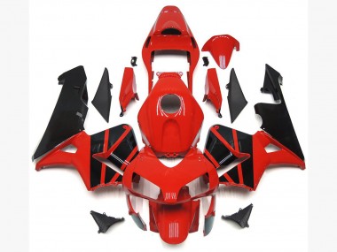OEM Estilo Rojo Negro 2003-2004 Honda CBR600RR Carenado Moto
