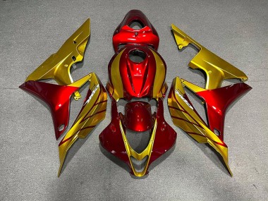 Oro Rojo 2007-2008 Honda CBR600RR Carenado Moto
