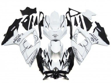 Personalizado Corona Especial Con Blanco 2008-2010 Suzuki GSXR 600-750 Carenado Moto