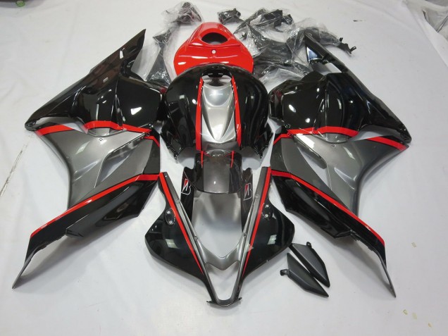 Pin Rojo Negro & Gris 2009-2012 Honda CBR600RR Carenado Moto Pin Rojo Negro & Gris 2009-2012 Honda CBR600RR Carenado Moto